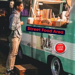 Street Food Area in The Strong National Museum of Play, Rochester, New York